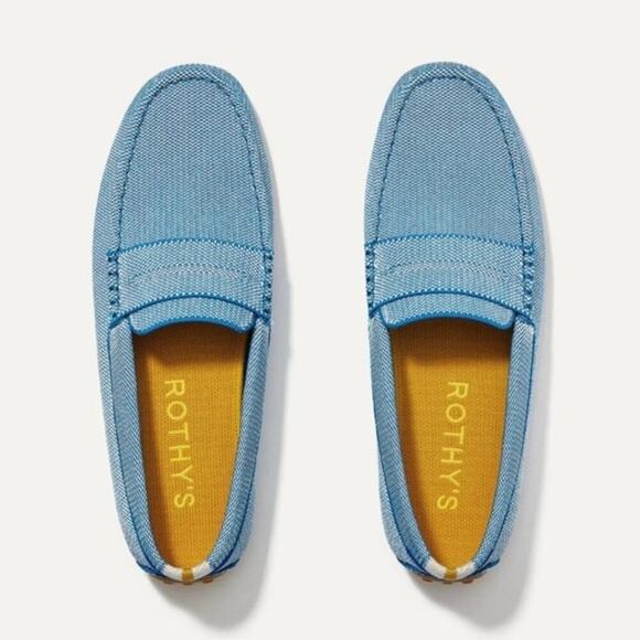 ROTHY'S Other - Rothy’s The Driving Loafer Sky Blue Retired Men’s Size 7.5
